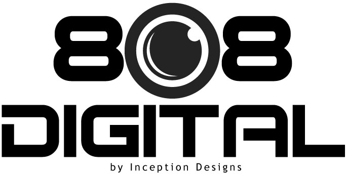 logo for 808 Digital by Inception Designs